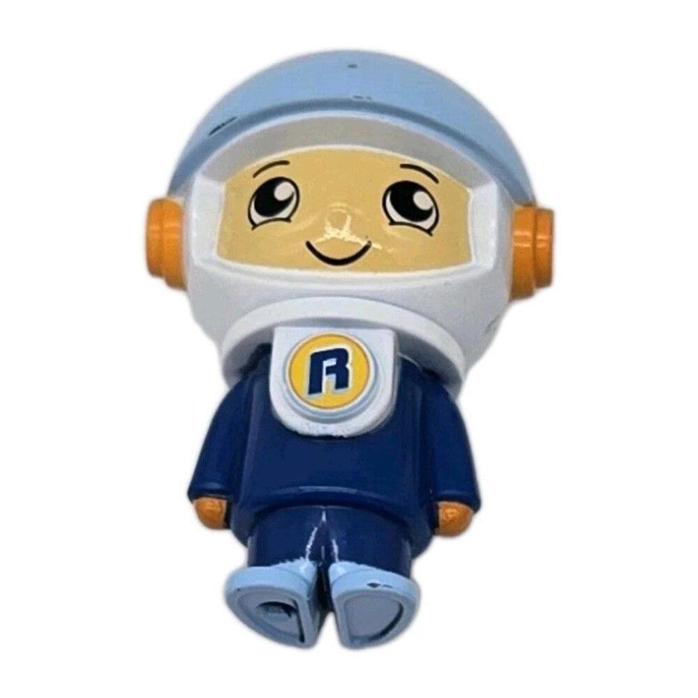 Ryan’s World Astronaut 2" Toy Action Figure Figurine Rare Space Mini Blue White